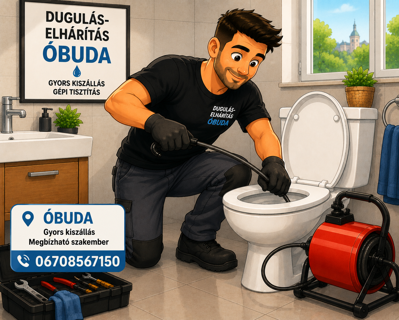 Duguláselhárítás Óbudán